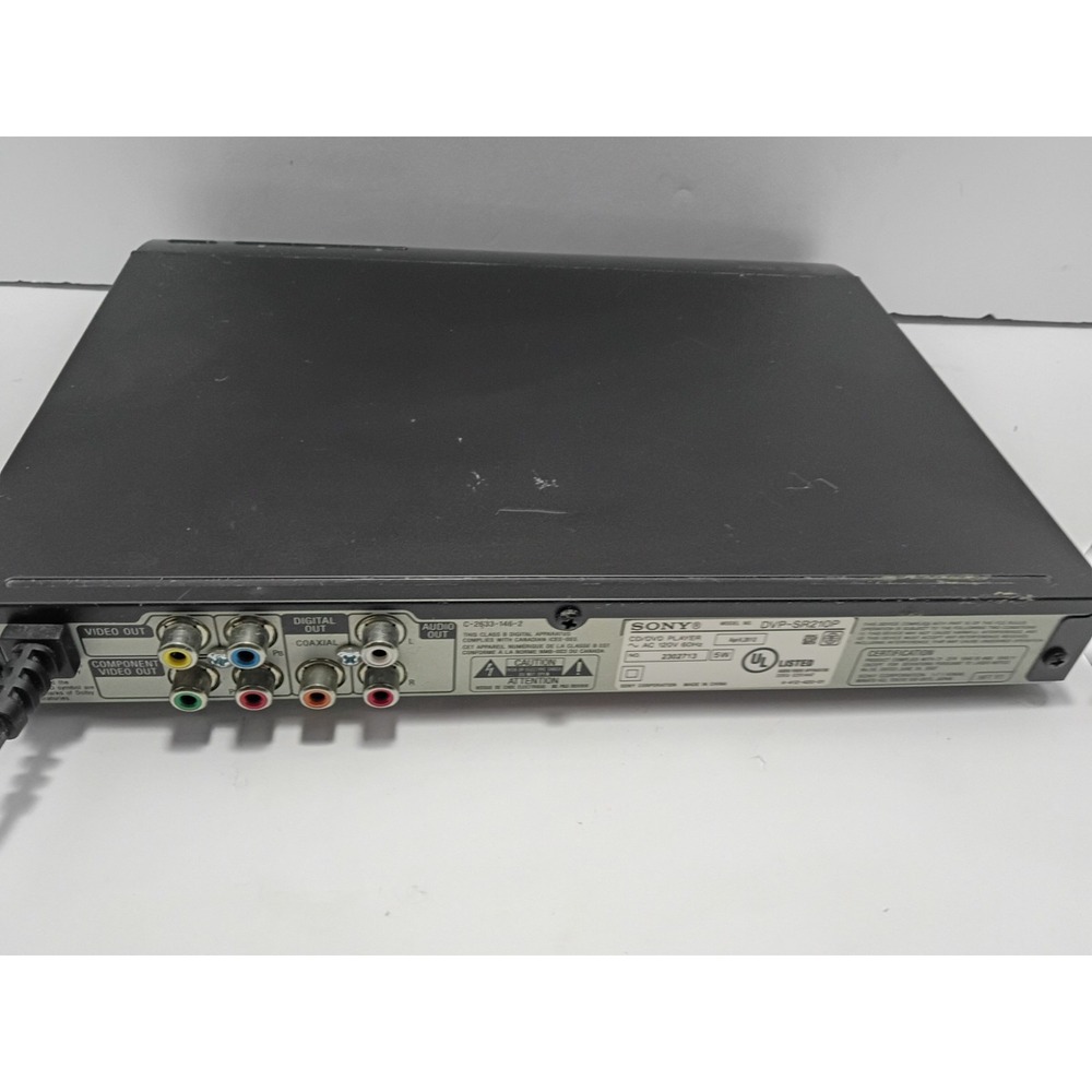 Sony CD/DVD Player DVP-SR210P - Works w remote - Picture 6 of 11
